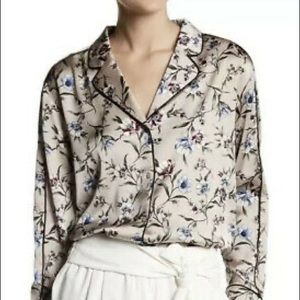 Ro & De
Pink Floral Satin Top